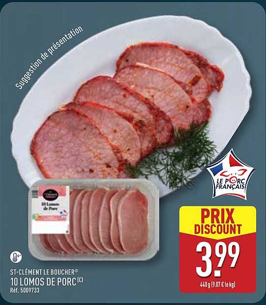 ST-CLEMENT LE BOUCHER® 10 LOMOS DE PORC