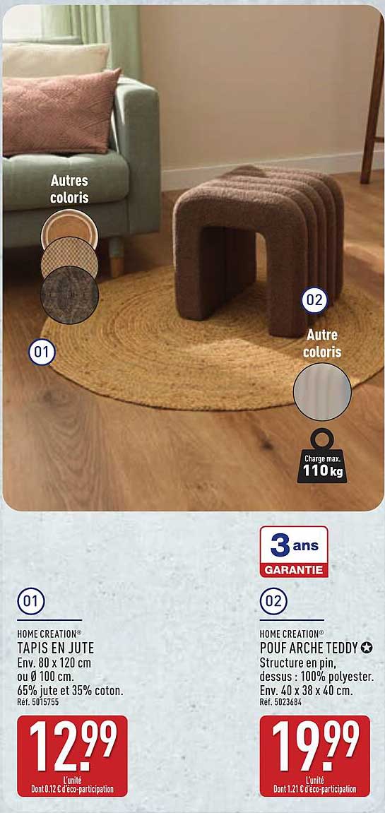TAPIS EN JUTE