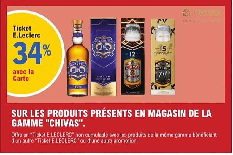 Ticket E.Leclerc 34% avec la Carte