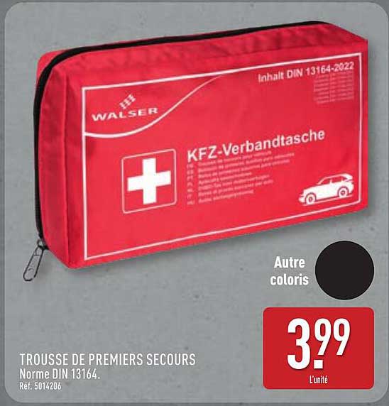 TROUSSE DE PREMIERS SECOURS