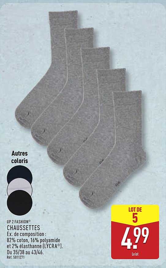 UP 2 FASHION® CHAUSSETTES