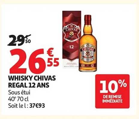 WHISKY CHIVAS REGAL 12 ANS