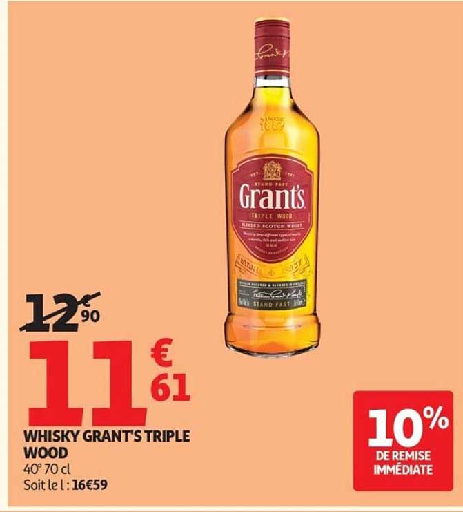 WHISKY GRANT'S TRIPLE WOOD