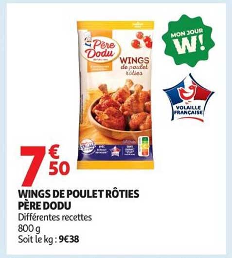 WINGS DE POULET RÔTIES PÈRE DODU