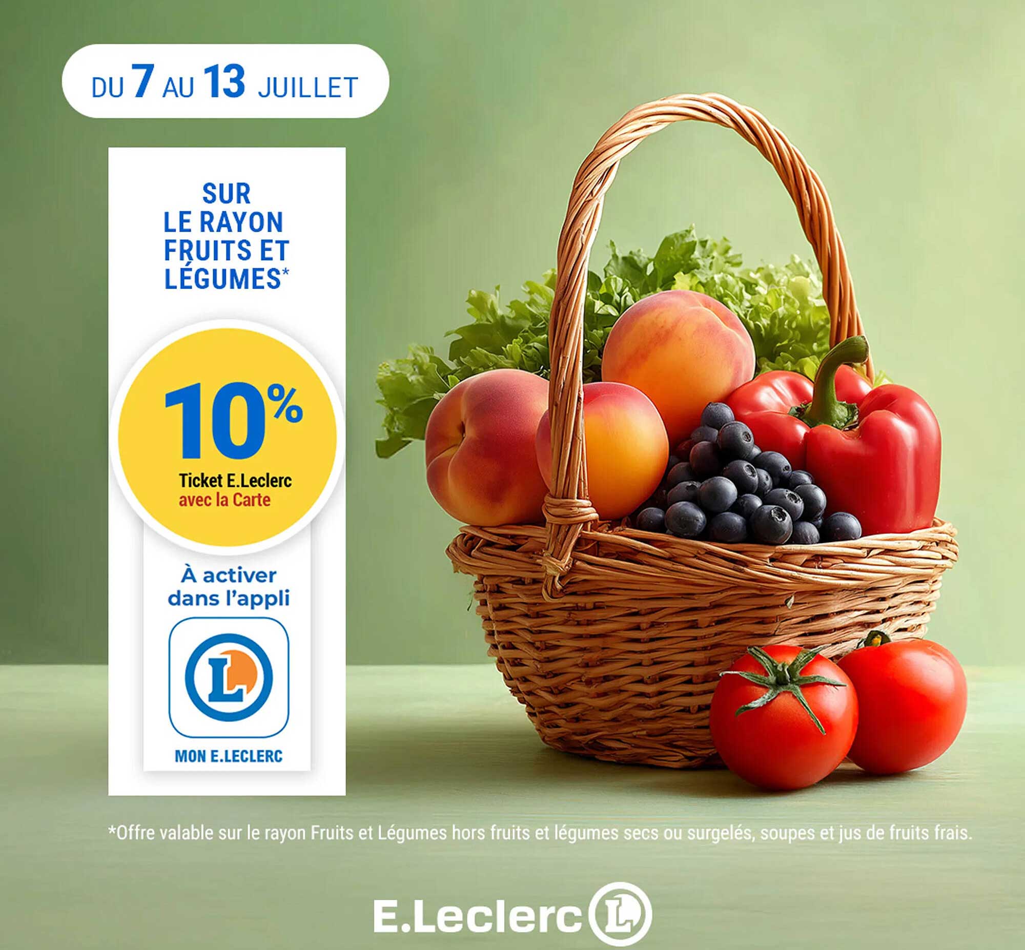 10% Ticket E.Leclerc avec la Carte