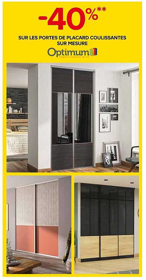 -40% sur les portes de placard coulissantes sur mesure
