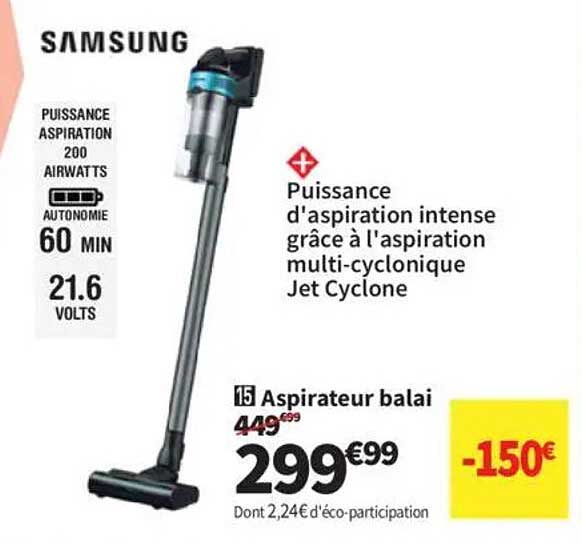 Aspirateur balai