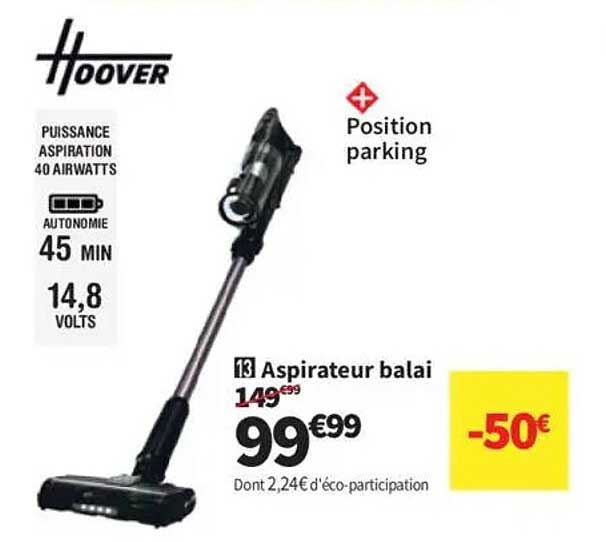 Aspirateur balai