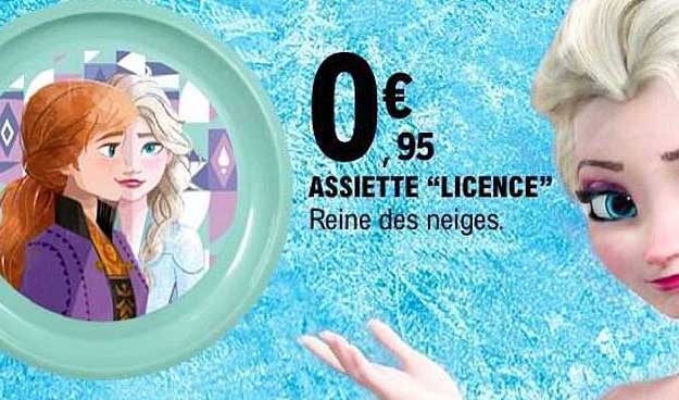 ASSIETTE "LICENCE"
