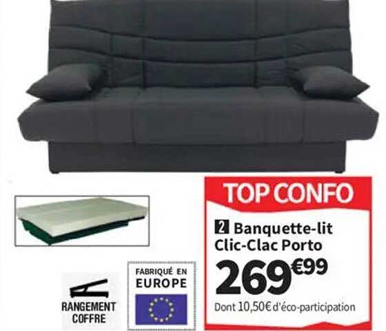 Banquette-lit Clic-Clac Porto