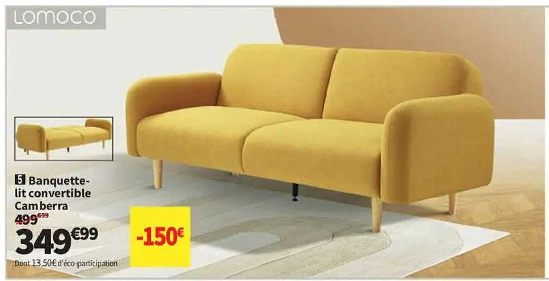 Banquette-lit convertible Camberra