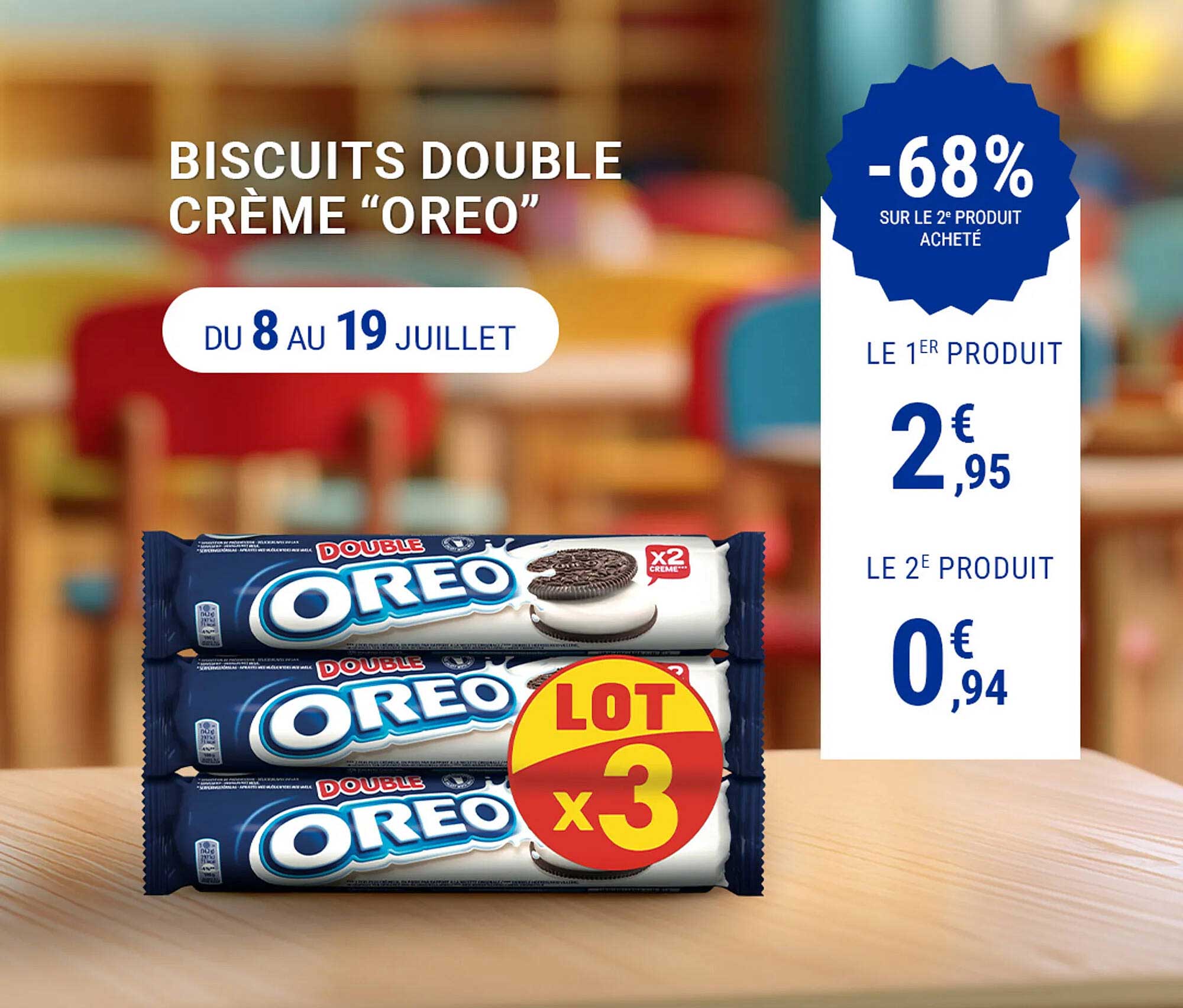 Biscuits DOUBLE CRÈME "OREO"