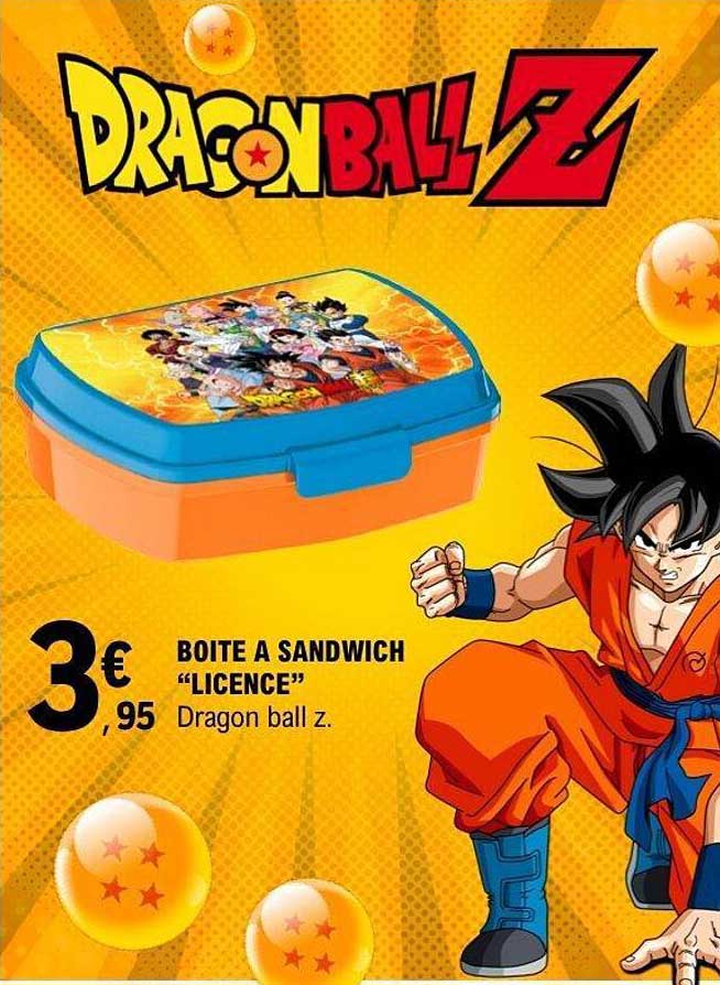 BOITE A SANDWICH "LICENCE" Dragon ball z.