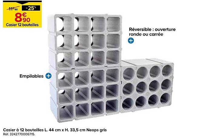 Casier 12 bouteilles