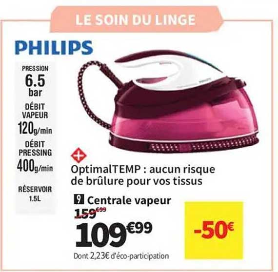 Centrale vapeur Philips