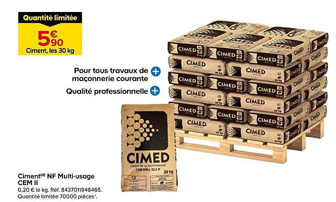 Ciment NF Multi-usage CEM II