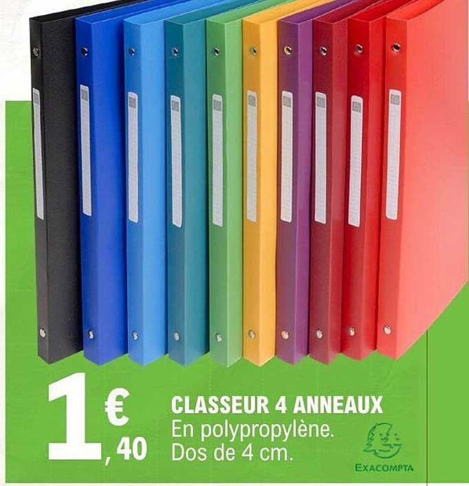 CLASSEUR 4 ANNEAUX