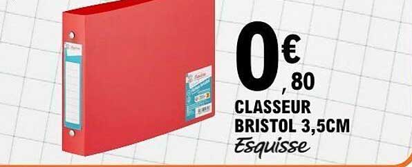 CLASSEUR BRISTOL 3,5CM