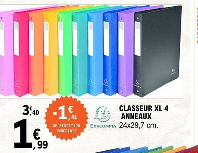 CLASSEUR XL 4 ANNEAUX