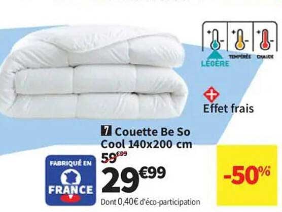 Couette Be So Cool 140x200 cm