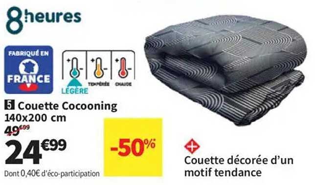 Couette Cocooning 140x200 cm