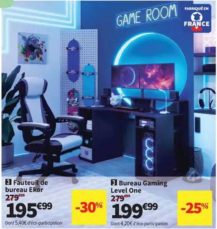 Fauteuil de bureau Ekor - 30% !