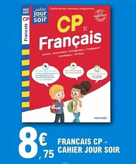 FRANÇAIS CP - CAHIER JOUR SOIR