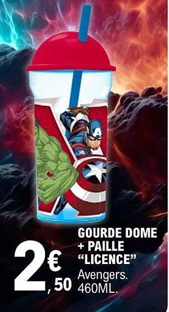 GOURDE DOME + PAILLE "LICENCE"