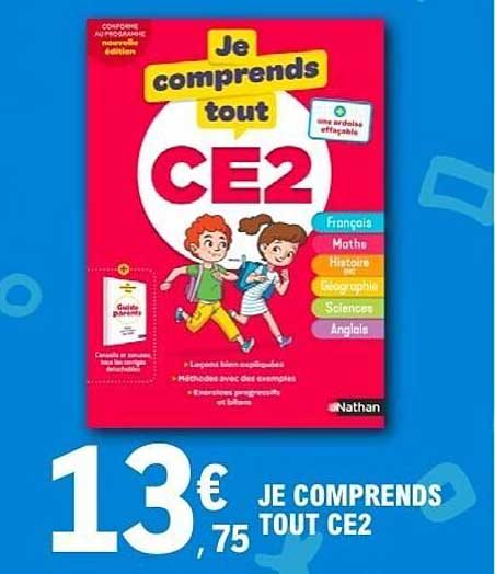 JE COMPRENDS TOUT CE2