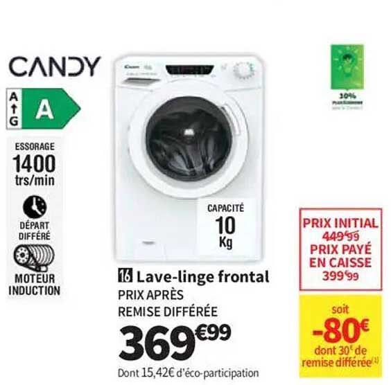 Lave-linge frontal