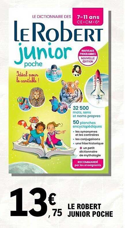 LE ROBERT JUNIOR POCHE
