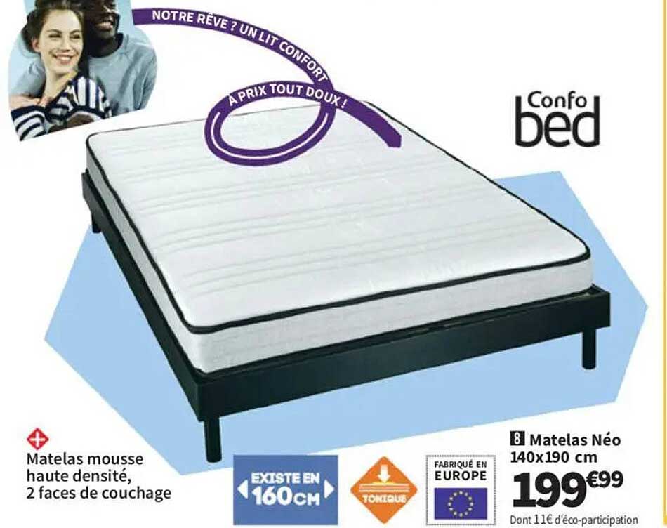 Matelas Néo 140x190 cm