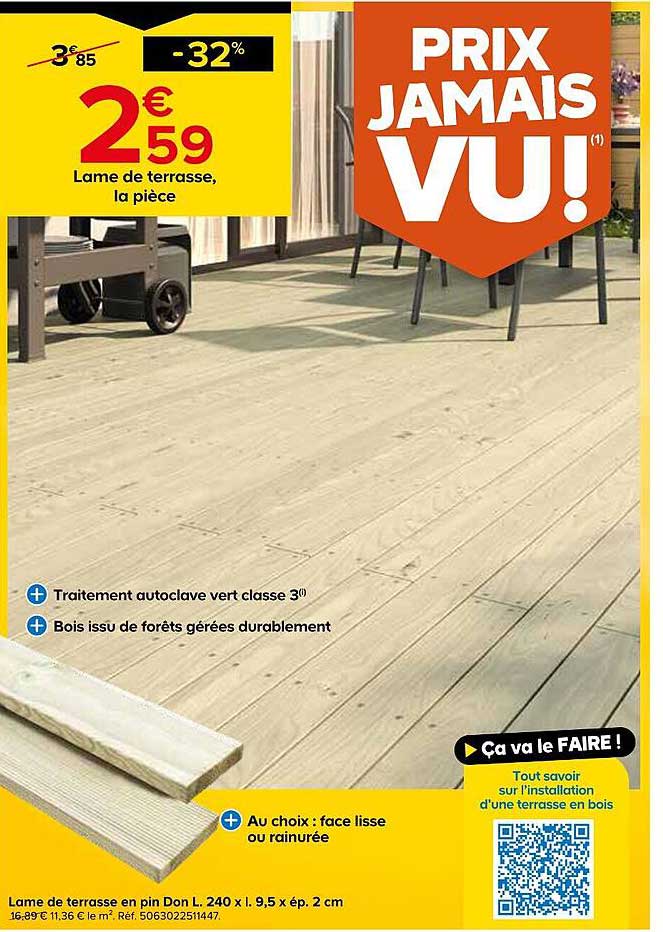 Prix jamais vu !