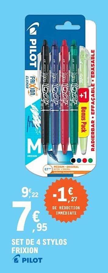 SET DE 4 STYLOS FRIXION