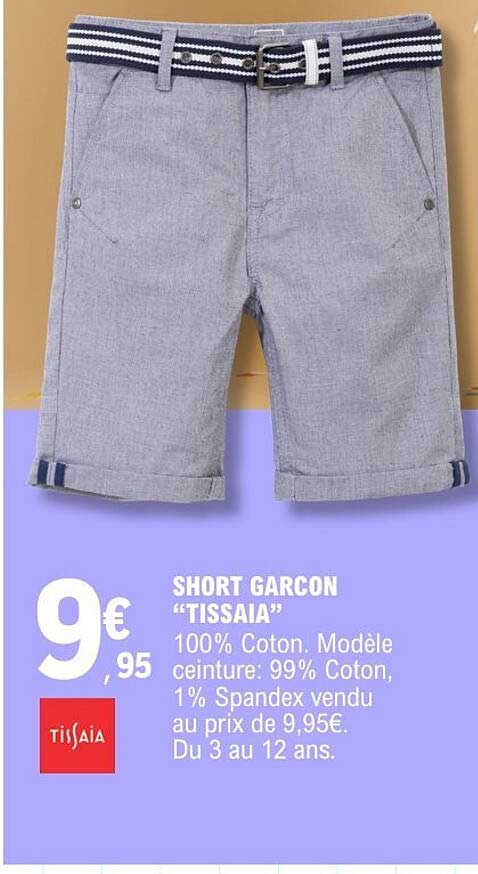 SHORT GARCON “TISSAIA”