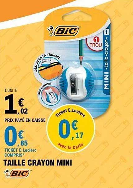 TAILLE CRAYON MINI