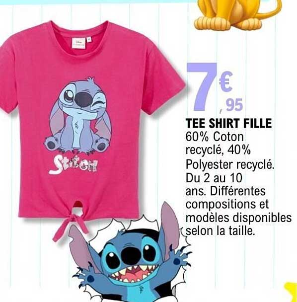 TEE SHIRT FILLE