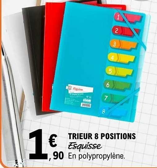 TRIEUR 8 POSITIONS Esquisse
