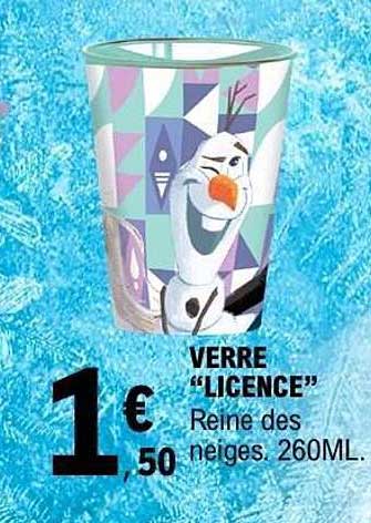 VERRE “LICENCE”
