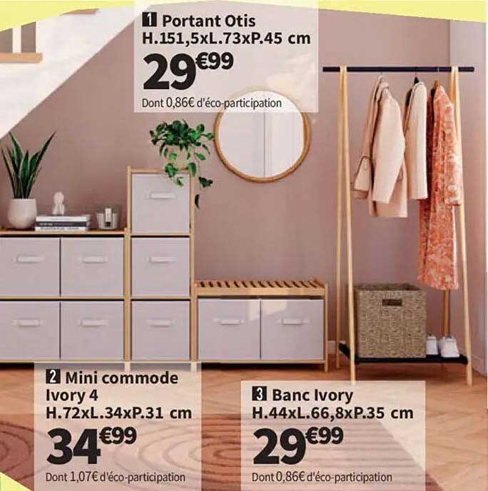 1 Portant Otis H.151,5xL.73xP.45 cm