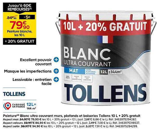 10L + 20% GRATUIT