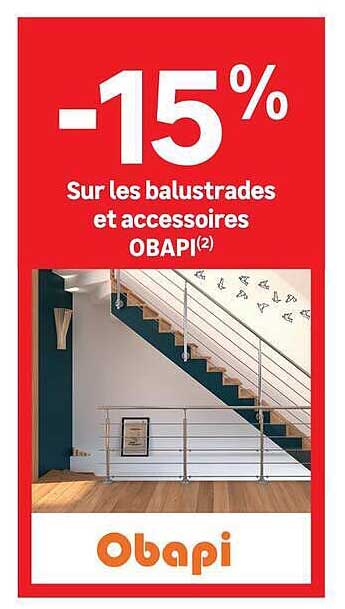 -15% Sur les balustrades et accessoires OBAPI(2)