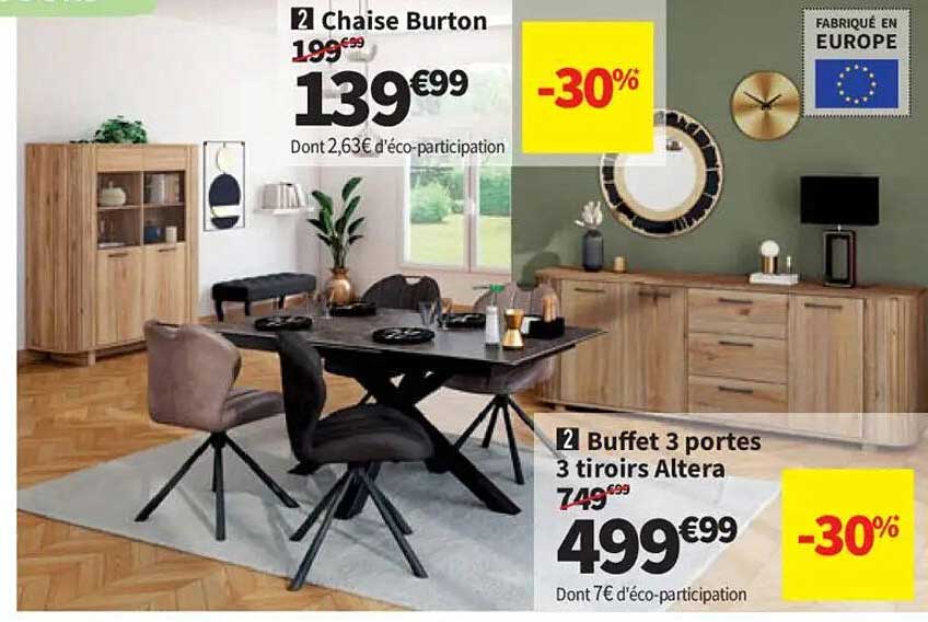 2 Chaise Burton