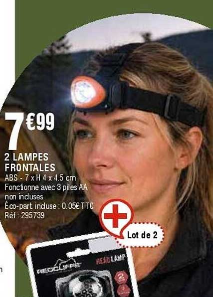 2 LAMPES FRONTALES