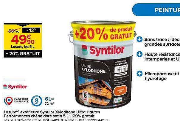 +20% de produit GRATUIT