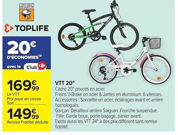 20€ D'ÉCONOMIES(2) avec le Club Carrefour