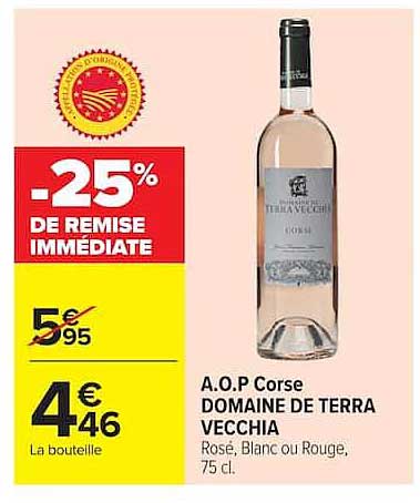 -25% DE REMISE IMMÉDIATE