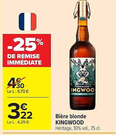 -25% DE REMISE IMMEDIATE