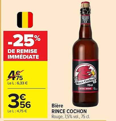 -25% DE REMISE IMMEDIATE