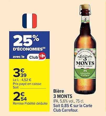 25% D'ÉCONOMIES avec le Club Carrefour